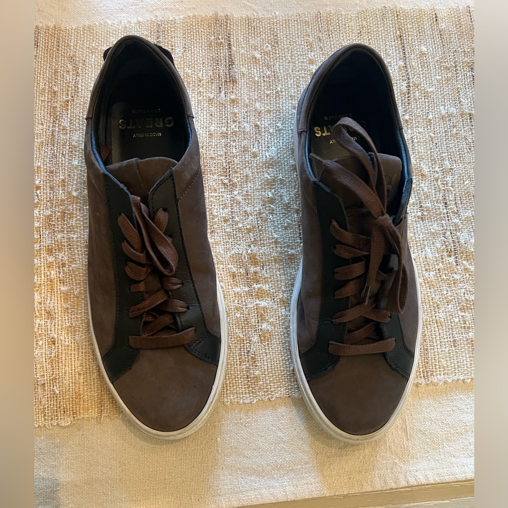 Greats Brown and Black Leather Men's Shoe